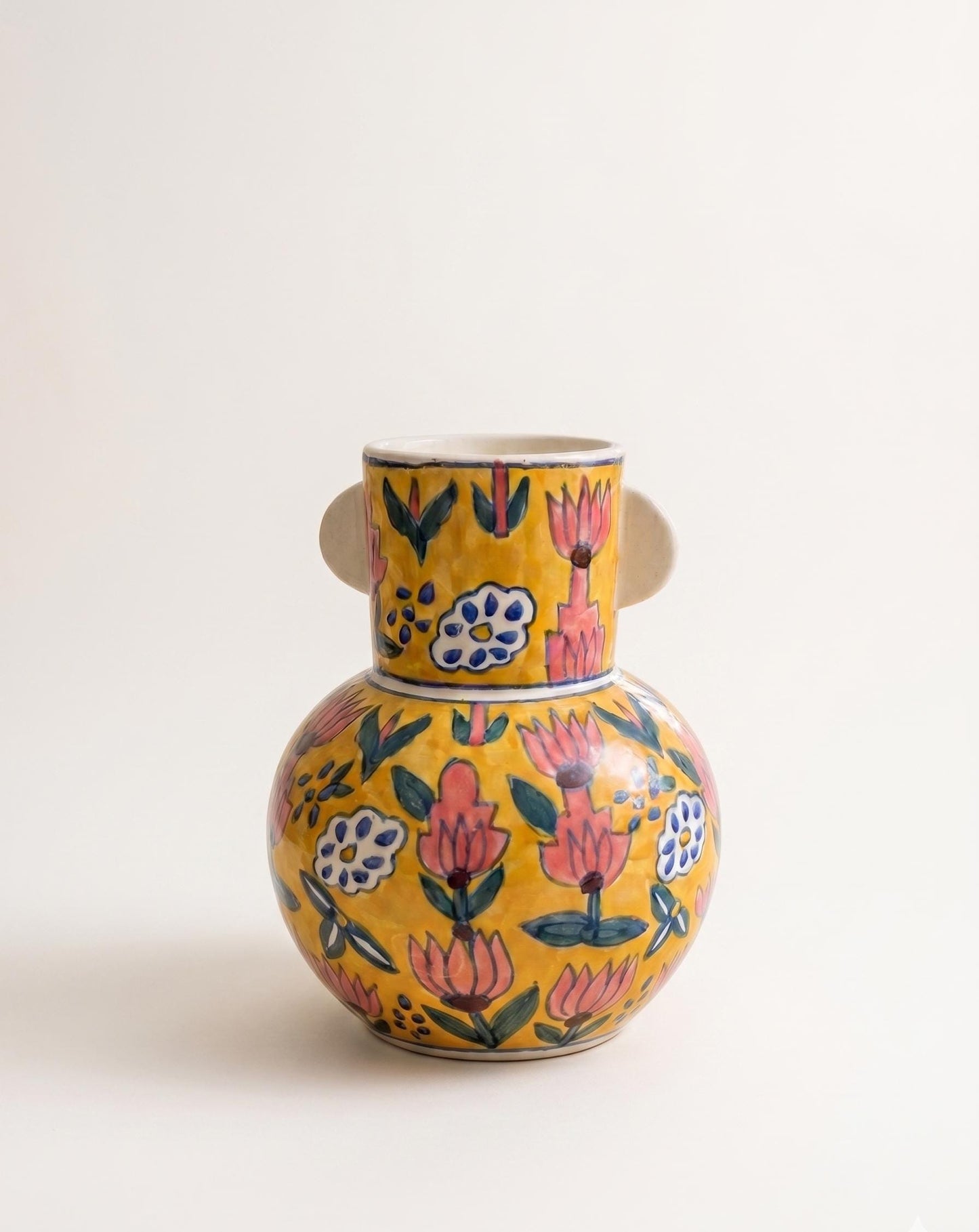 Hand Painted Ceramic Vase